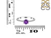 Amethyst & White Topaz Ring AMT-RDR-3143.
