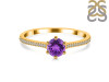 Amethyst & White Topaz Ring AMT-RDR-3143.