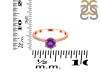 Amethyst & White Topaz Ring AMT-RDR-3144.
