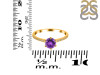 Amethyst & White Topaz Ring AMT-RDR-3144.