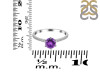 Amethyst & White Topaz Ring AMT-RDR-3144.