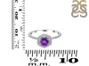 Amethyst & White Topaz Ring AMT-RDR-3146.