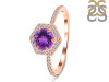 Amethyst & White Topaz Ring AMT-RDR-3146.