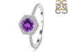 Amethyst & White Topaz Ring AMT-RDR-3146.