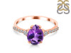 Amethyst & White Topaz Ring AMT-RDR-3148.
