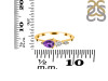 Amethyst  & White Topaz Ring AMT-RDR-3238.