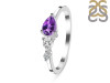 Amethyst  & White Topaz Ring AMT-RDR-3238.