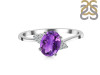 Amethyst & White Topaz Ring AMT-RDR-351.