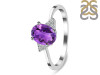 Amethyst & White Topaz Ring AMT-RDR-351.