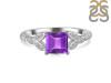 Amethyst & White Topaz Ring AMT-RDR-353.