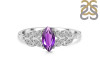 Amethyst & White Topaz Ring AMT-RDR-355.