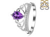 Amethyst & White Topaz Ring AMT-RDR-365.