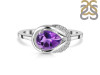 Amethyst & White Topaz Ring AMT-RDR-367.