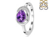 Amethyst & White Topaz Ring AMT-RDR-367.