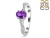 Amethyst & White Topaz Ring AMT-RDR-376.