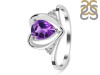 Amethyst & White Topaz Ring AMT-RDR-379.
