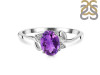 Amethyst & White Topaz Ring AMT-RDR-383.