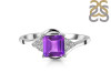 Amethyst & White Topaz Ring AMT-RDR-399.