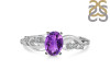 Amethyst & White Topaz Ring AMT-RDR-402.