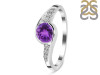 Amethyst & White Topaz Ring AMT-RDR-403.