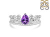 Amethyst & White Topaz Ring AMT-RDR-405.