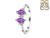 Amethyst & White Topaz Ring AMT-RDR-418.