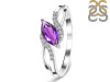 Amethyst & White Topaz Ring AMT-RDR-422.