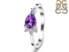 Amethyst & White Topaz Ring AMT-RDR-433.