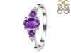Amethyst & White Topaz Ring AMT-RDR-434.