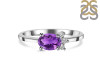 Amethyst & White Topaz Ring AMT-RDR-435.