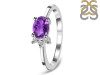 Amethyst & White Topaz Ring AMT-RDR-435.