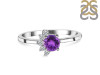 Amethyst & White Topaz Ring AMT-RDR-437.