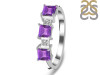 Amethyst & White Topaz Ring AMT-RDR-443.