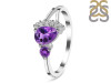 Amethyst & White Topaz Ring AMT-RDR-453.