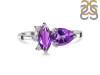 Amethyst & White Topaz Ring AMT-RDR-464.