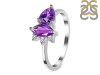Amethyst & White Topaz Ring AMT-RDR-464.