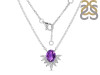 Amethyst & White Topaz Necklace AMT-RN-72.