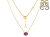 Amethyst & White Topaz Necklace AMT-RN-85.
