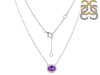 Amethyst & White Topaz Necklace AMT-RN-85.