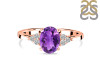 Amethyst & White Topaz Ring AMT-RR-364.