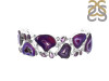 Agate (Purple)/Amethyst Bracelet-BJ APU-11-15