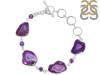 Agate (Purple)/Amethyst Bracelet-BSL APU-11-19