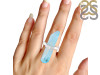 Aqua Aura Pencil Rod Ring-R-Size-7 AQA-2-11