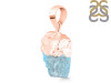 Aquamarine Raw Crystal Pendant AQM-RCYP-1