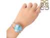 Aquamarine Cuff Bracelet-S AQM-10-4