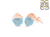 Aquamarine Raw Crystal Stud Earring AQM-RCYE-2