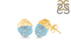 Aquamarine Raw Crystal Stud Earring AQM-RCYE-2