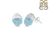 Aquamarine Raw Crystal Stud Earring AQM-RCYE-2