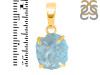 Aquamarine Raw Crystal Pendant AQM-RCYP-3