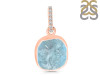 Aquamarine Raw Crystal Pendant AQM-RCYP-6